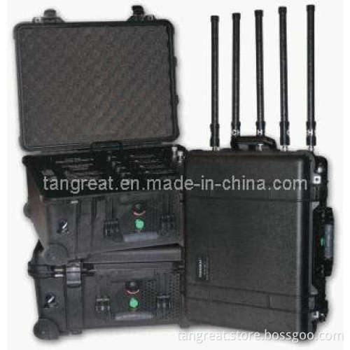 Software Controlled Mobile Phone Jammer (TG-VIP)